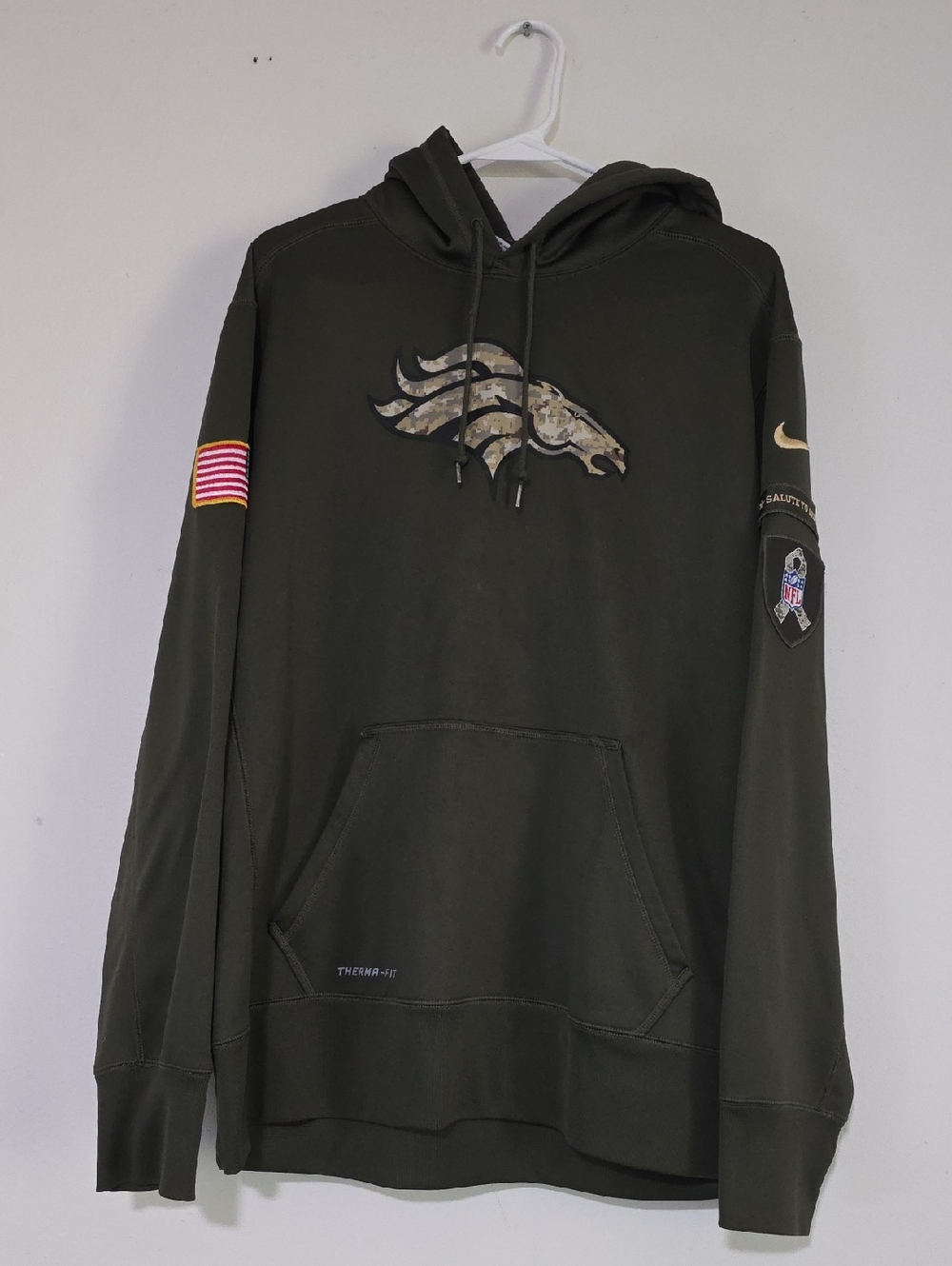 Denver Broncos On Field Apparel Salute To Service Hoodie